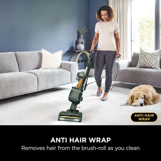 SHARK Anti Hair Wrap with Lift-Away Upright Bagless Vacuum Cleaner | Porsche Green | NZ691UKT