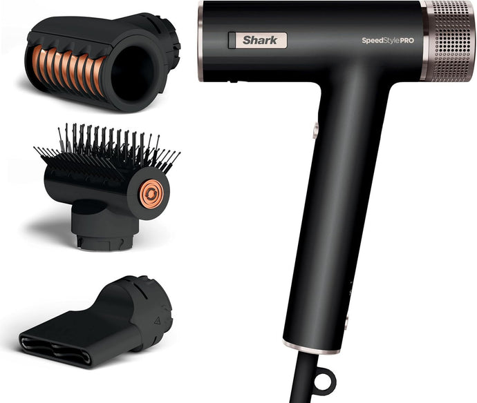 Shark SpeedStyle Pro 3-in-1 High-Velocity Hair Dryer | Straight & Wavy Hair | HD731UK