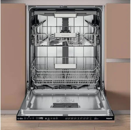 Load image into Gallery viewer, Hotpoint Hydroforce Integrated Full Size Dishwasher with Maxi Space Tub | 15 Place Settings | H8I HP42 L UK
