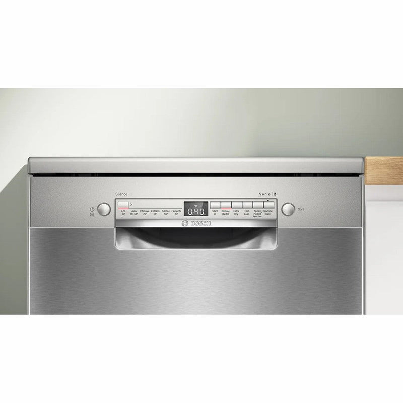 Load image into Gallery viewer, Bosch Series 2 Freestanding Dishwasher 60CM Steel Vario Drawer SMS2HVI67G
