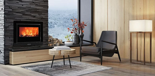 Stanely Solis I60Ss 10Kw Single Sided |Wood Burner | Glass Surround |No Fan | SOI60SGSD