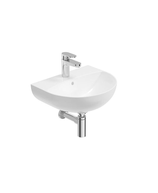 Sonas Horizon Round 45Cm 1 Tap Hole Wash Basin & Bottle Trap | Chrome | USW0343