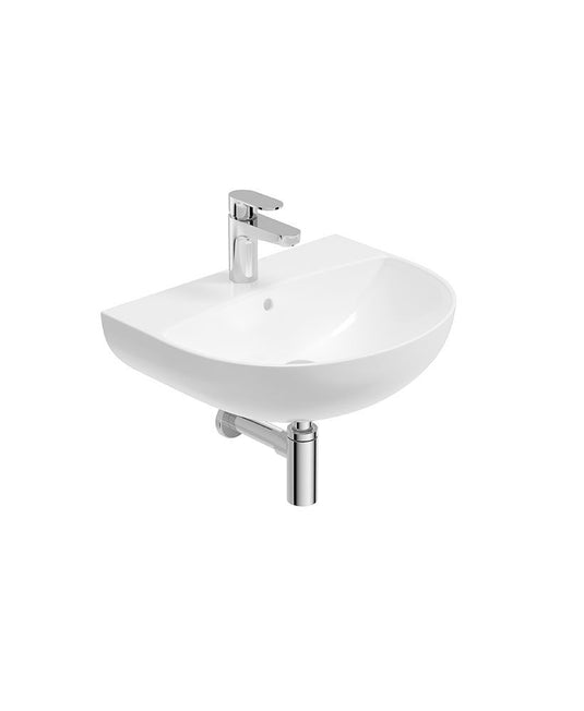 Sonas Horizon Round 50Cm 1 Tap Hole Wash Basin & Bottle Trap | Chrome | USW0344