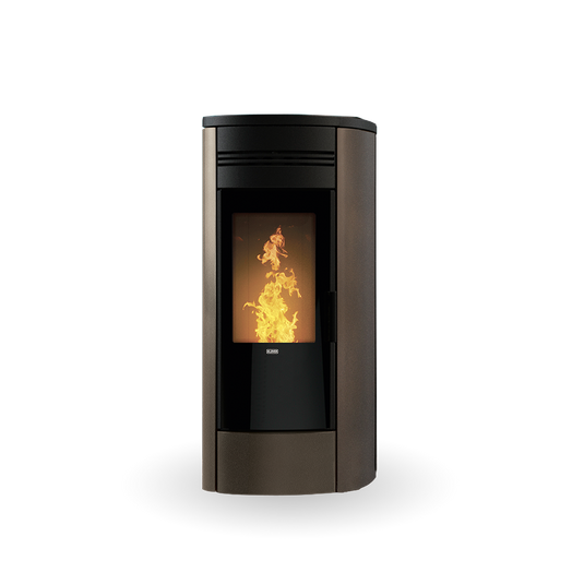 Klover Style 140 Wood Pellet Boiler | 17.7KW | Bordeaux | KLSL140BO
