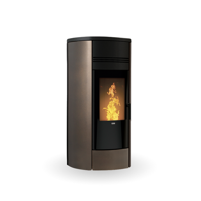 Klover Style 180 Wood Pellet Boiler | 23.4KW | Bordeaux | KLSL180BO