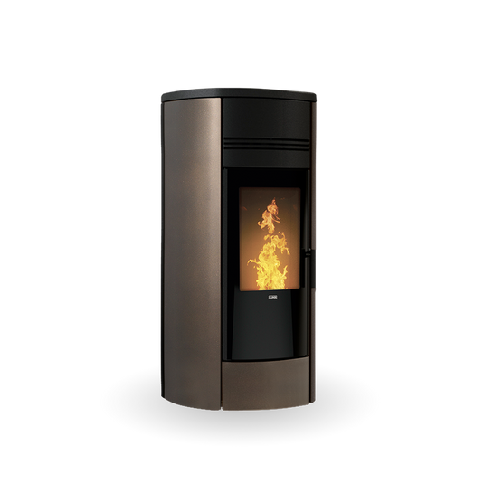 Klover Style 180 Wood Pellet Boiler | 23.4KW | Bordeaux | KLSL180BO