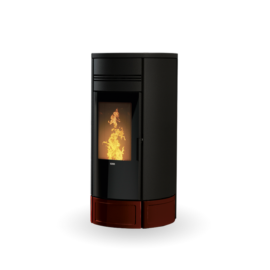 Klover Style 220 Duo Wood Pellet Boiler | 28.4KW | Bordeaux | KLSLD220BO