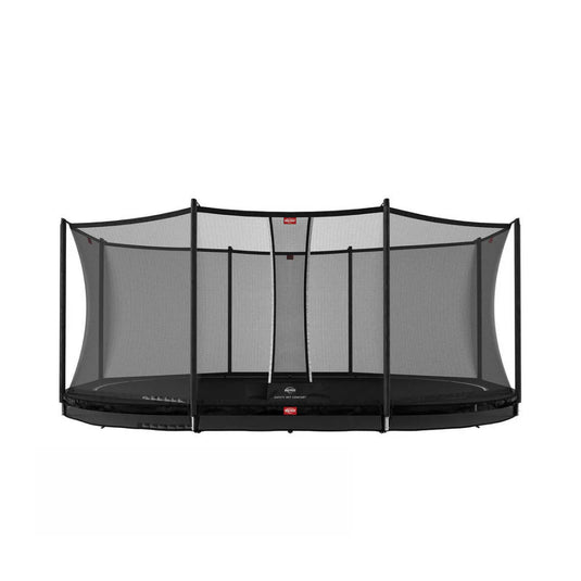 Berg Grand Favorit InGround Trampoline | 520CM/ 17FT | Safety Net Comfort | Grey | 30.23.65.31