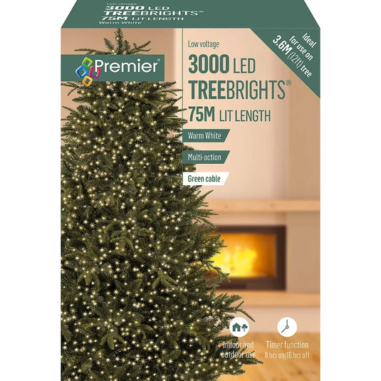 Premier 3000 LED Multi-Action Treebrights - Warm White