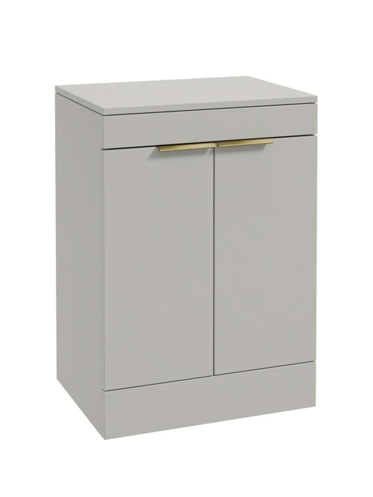 floorstanding vanity unit in Arctic Grey Matt