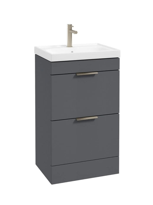 floorstanding vanity unit in Matt Midnight Grey