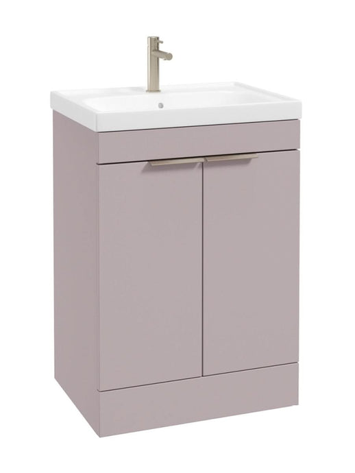floorstanding vanity unit in Matt Cashmere Pink