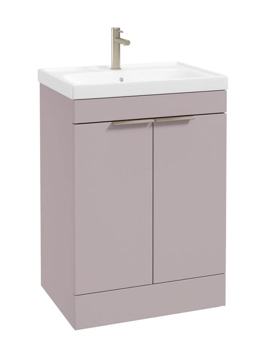 floorstanding vanity unit in Matt Cashmere Pink