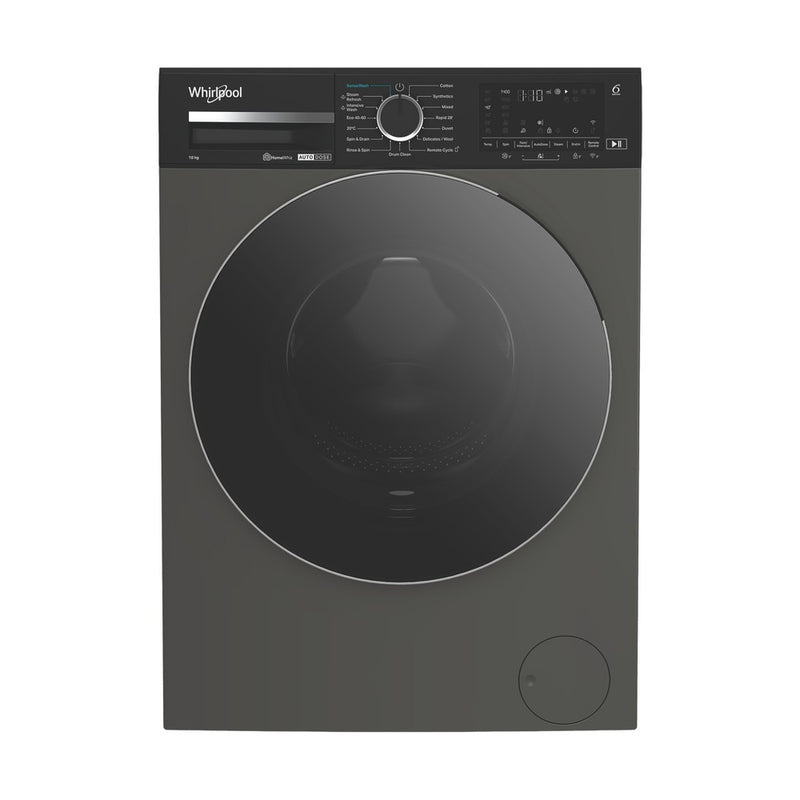 Załaduj obraz do przeglądarki galerii, Whirlpool Autodose Washing Machine 10Kg 1400Rpm | 10Kg | Manhattan Grey | W0M 011G ADS IRE
