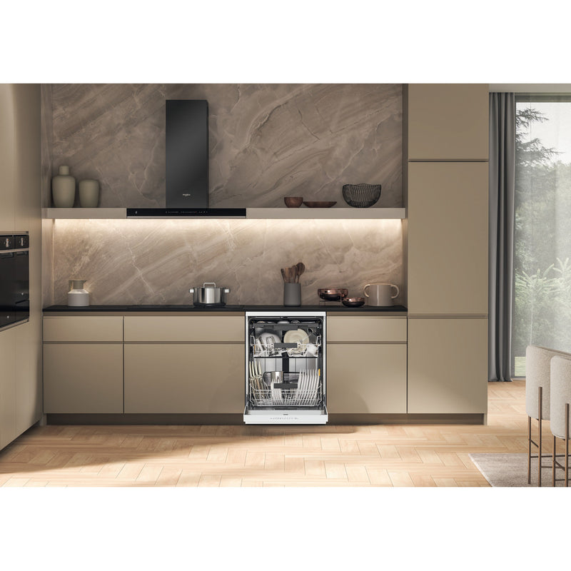 Load image into Gallery viewer, Whirlpool Full Size MaxiSpace Dishwasher with Flexible 3rd Rack | White | 15 Place Settings | D Rated | W7F HP33 UK
