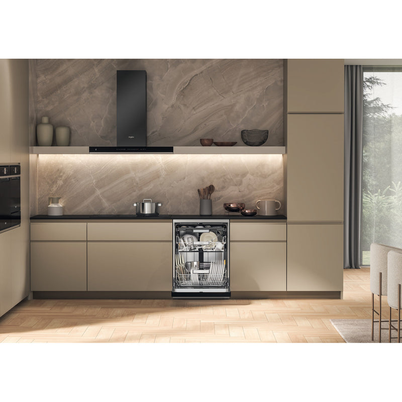 Load image into Gallery viewer, Whirlpool Freestanding MaxiSpace Dishwasher with Flexible 3rd Rack | 15 Place Setting | B Rated | W7F HS51 X UK
