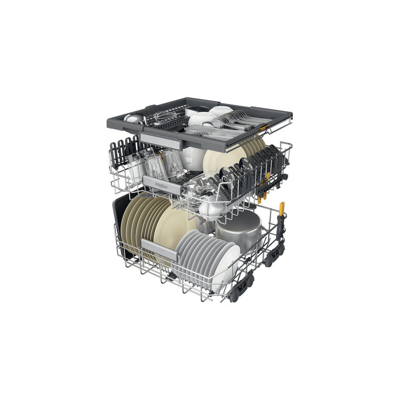 Load image into Gallery viewer, Whirlpool Freestanding MaxiSpace Dishwasher with Flexible 3rd Rack | 15 Place Setting | B Rated | W7F HS51 X UK
