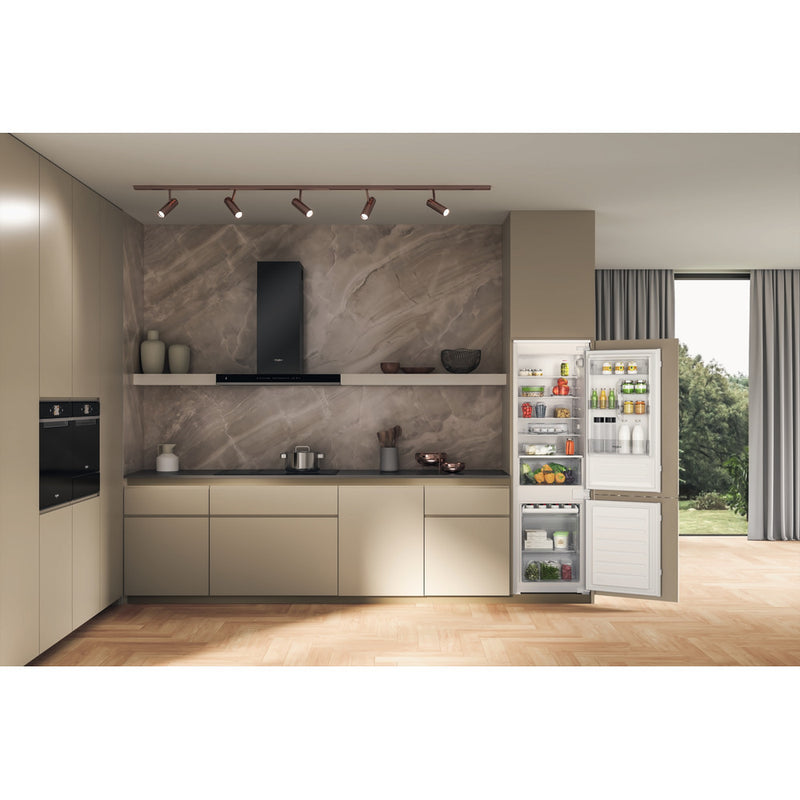 Load image into Gallery viewer, Whirlpool Built-in Low Frost Fridge Freezer | White | 70/80 Split | WHC18D041A1
