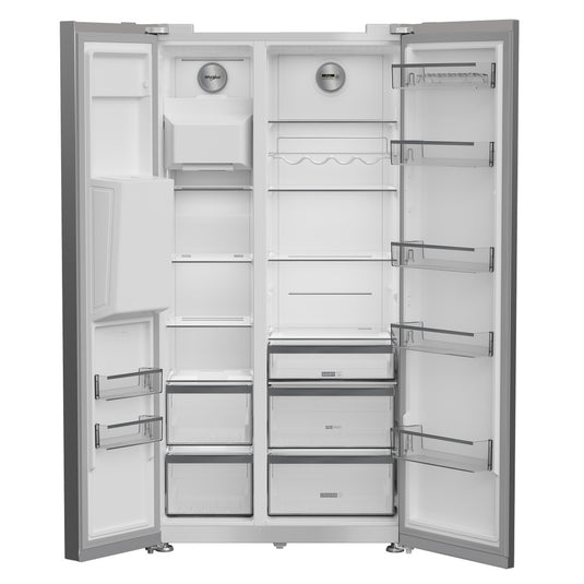 Whirlpool Fridge Freezer | 179x91cm | Pearl Inox | WHG2 6573W X4UK