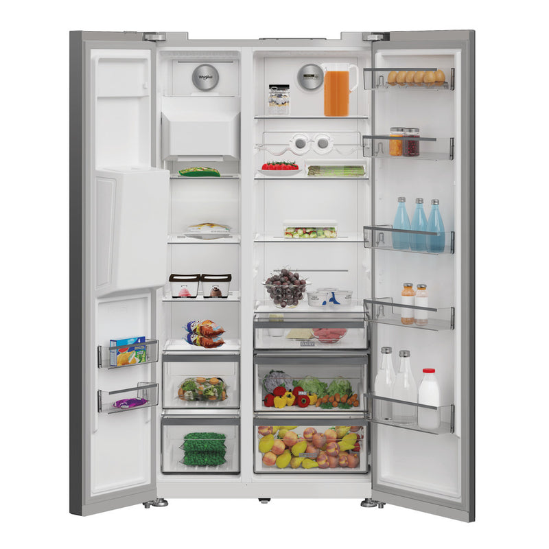 Load image into Gallery viewer, Whirlpool Fridge Freezer | 179x91cm | Pearl Inox | WHG2 6573W X4UK
