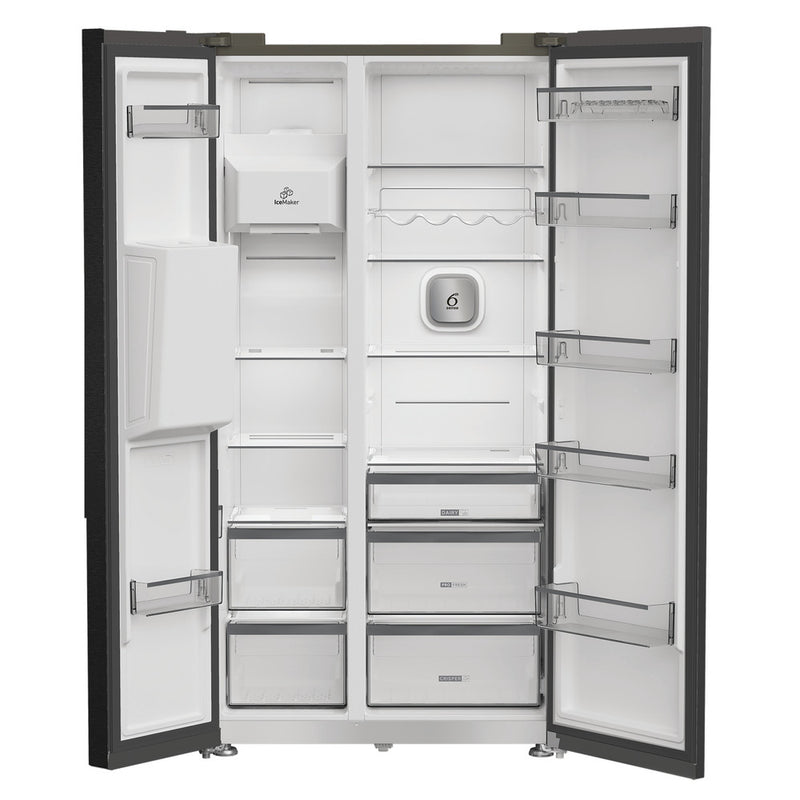 Load image into Gallery viewer, Whirlpool Fridge Freezer | 179x91cm | Dark Inox | WHG2 6574W XK5UK
