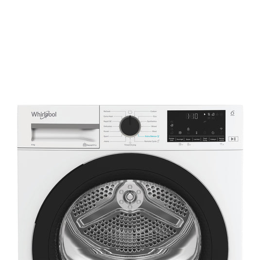 Whirlpool Heat Pump Dryer | 9kg | White | WDH 09D7 W IRE