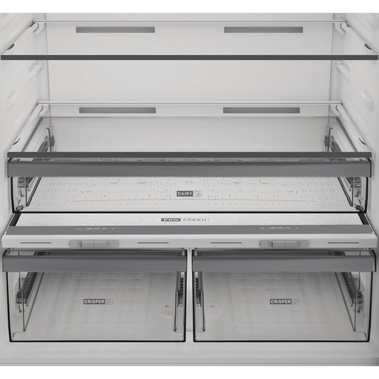 Whirlpool Fridge Freezer | 204x83cm | Pearl Inox | WHK2 6613 X5UK