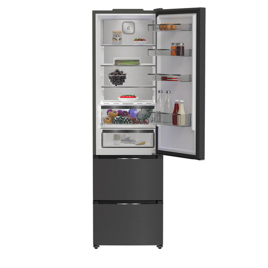 Whirlpool Fridge Freezer | 203x60cm | Dark Inox | WHKF 6352 XBR5UK