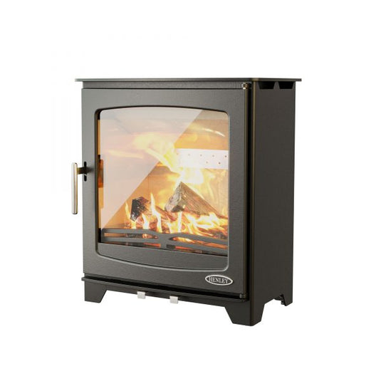 Henley Willow 6.7kW Eco | Multi Fuel | Matt Black | ST402