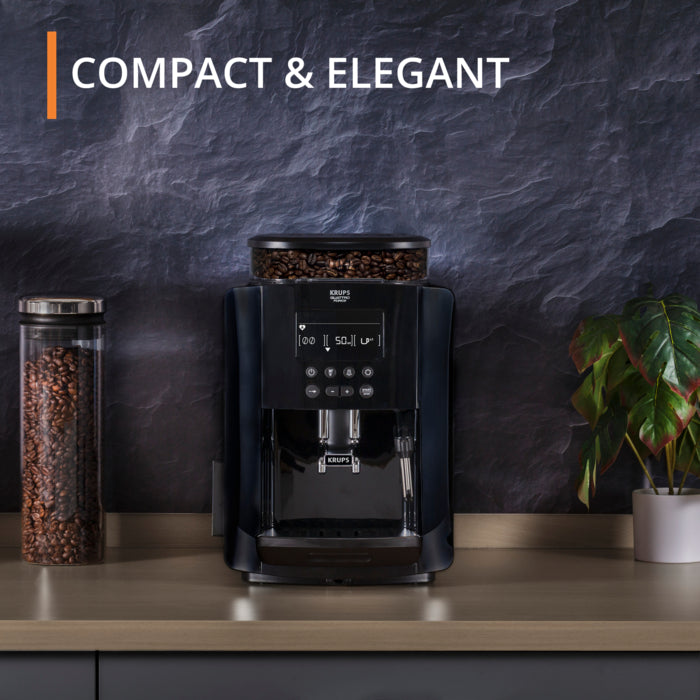 Load image into Gallery viewer, KRUPS Arabica Digital Espresso | Bean to Cup Coffee Machine | Black | EA817040
