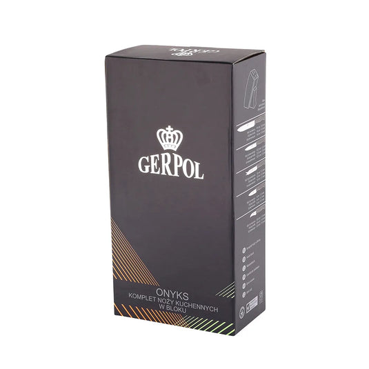 Altom Onyks 5-Piece Knife Set in Alder Wood Block | 0204013183